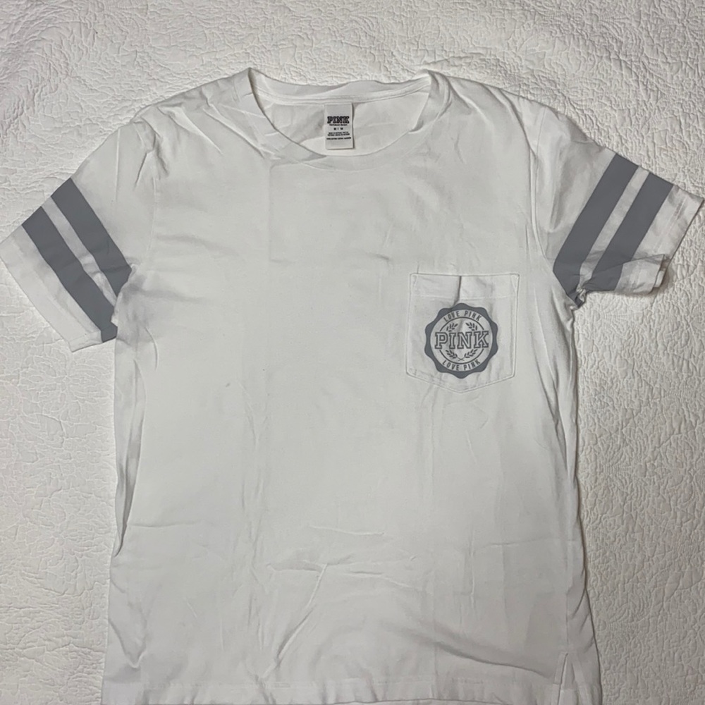 PINK T SHIRT WITH POCKET